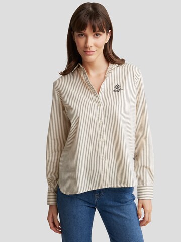 Chemisier 'Orato' BIG STAR en beige : devant