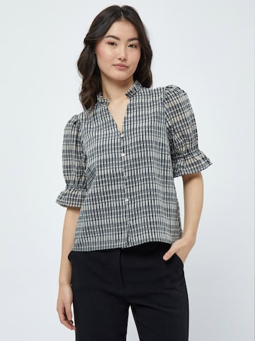 minus Blouse 'Vendia 2' in Zwart: voorkant