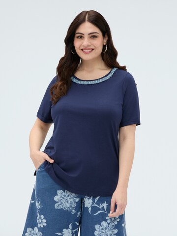 Fiorella Rubino Shirt in Blue: front