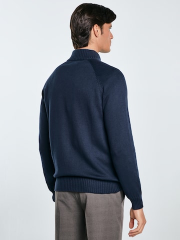 BIG STAR Knit cardigan 'NAZAR' in Blue