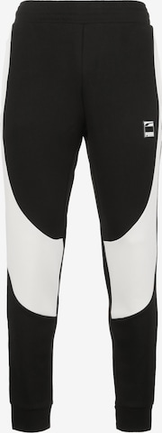 PUMA Tapered Workout Pants 'Dime' in Black: front