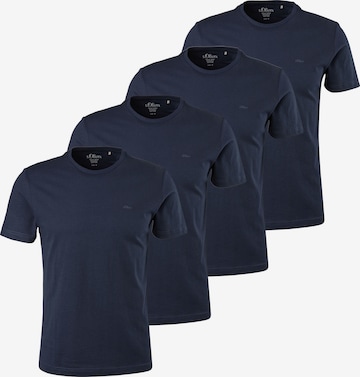 s.Oliver - Camiseta en azul: frente
