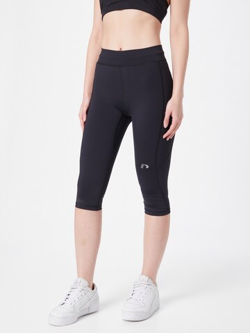 Newline Skinny Sportbroek in Zwart: voorkant