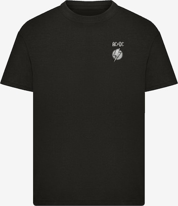T-Shirt 'ACDC Lightning Bolt' F4NT4STIC en noir : devant