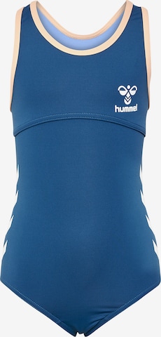 Hummel Badpak in Blauw: voorkant