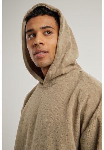Felpa 'Jacquard' di Urban Classics in beige