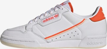 Sneaker low 'Continental 80' de la ADIDAS ORIGINALS pe alb: față