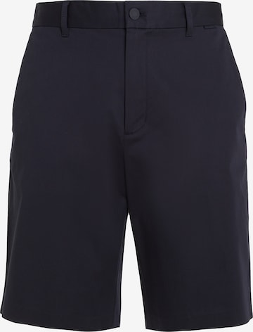 Calvin Klein Regular Chino Pants in Blue: front