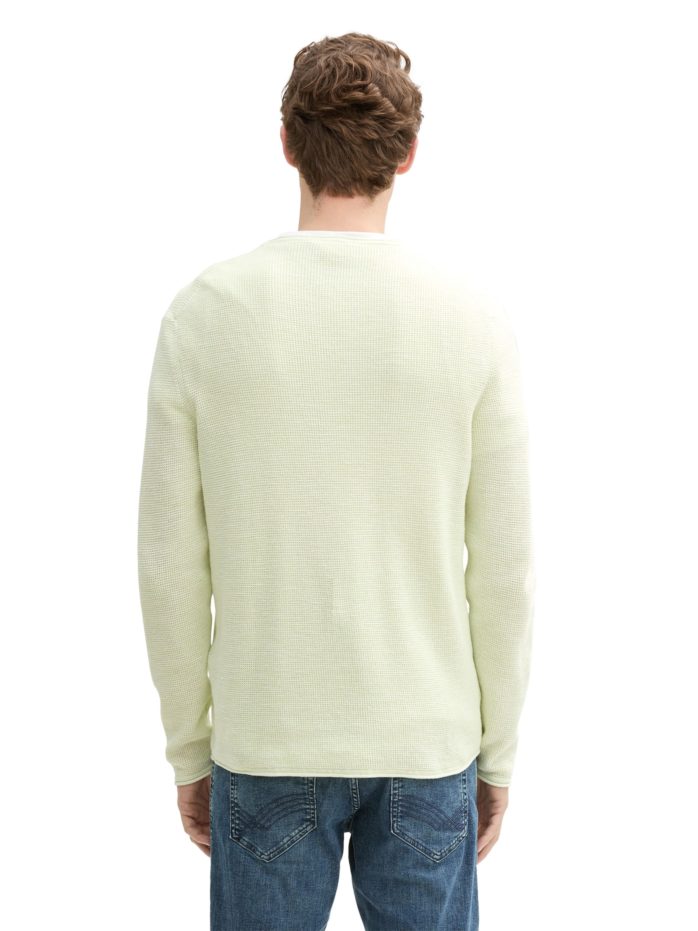 TOM TAILOR Pullover in Grün