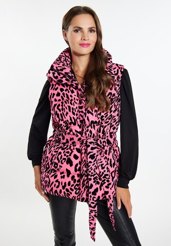 faina Bodywarmer 'Zitha' in Roze: voorkant