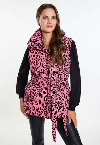 faina Vest 'Zitha' in Pink: front