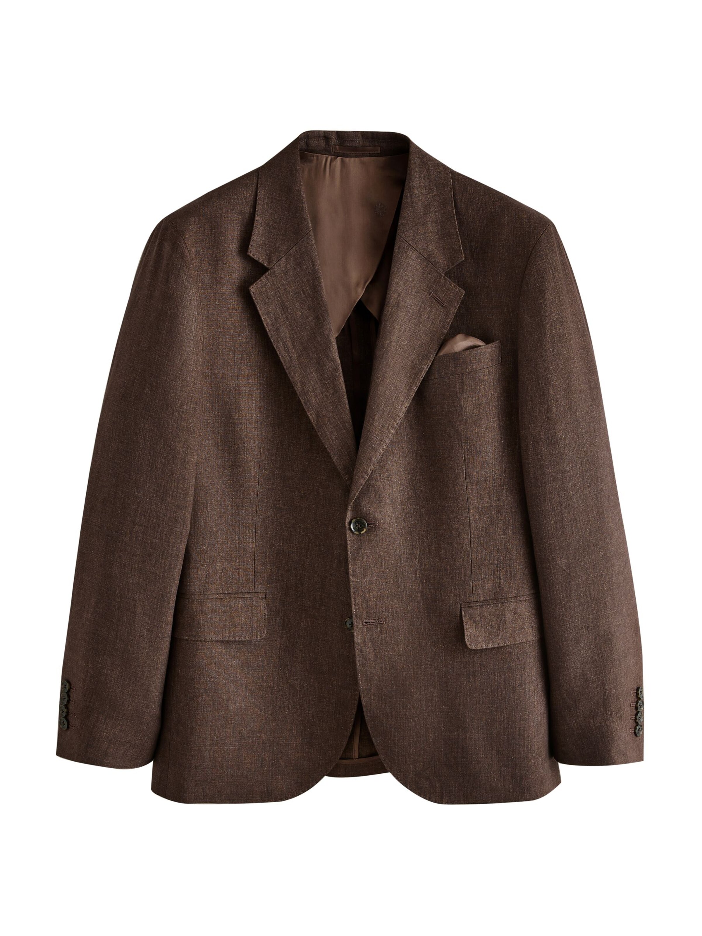 Next Slim Fit Sakko in Braun: Vorderseite