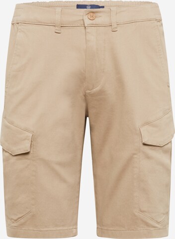 Regular Pantalon cargo 'Ryan' Kronstadt en beige : devant