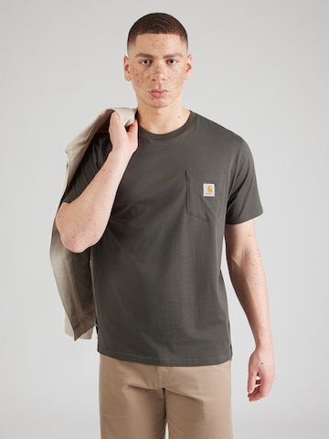 Carhartt WIP - Camisa em verde: frente