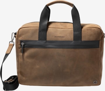 STRELLSON - Cartera maletín 'Bow Road Charles' en marrón: frente