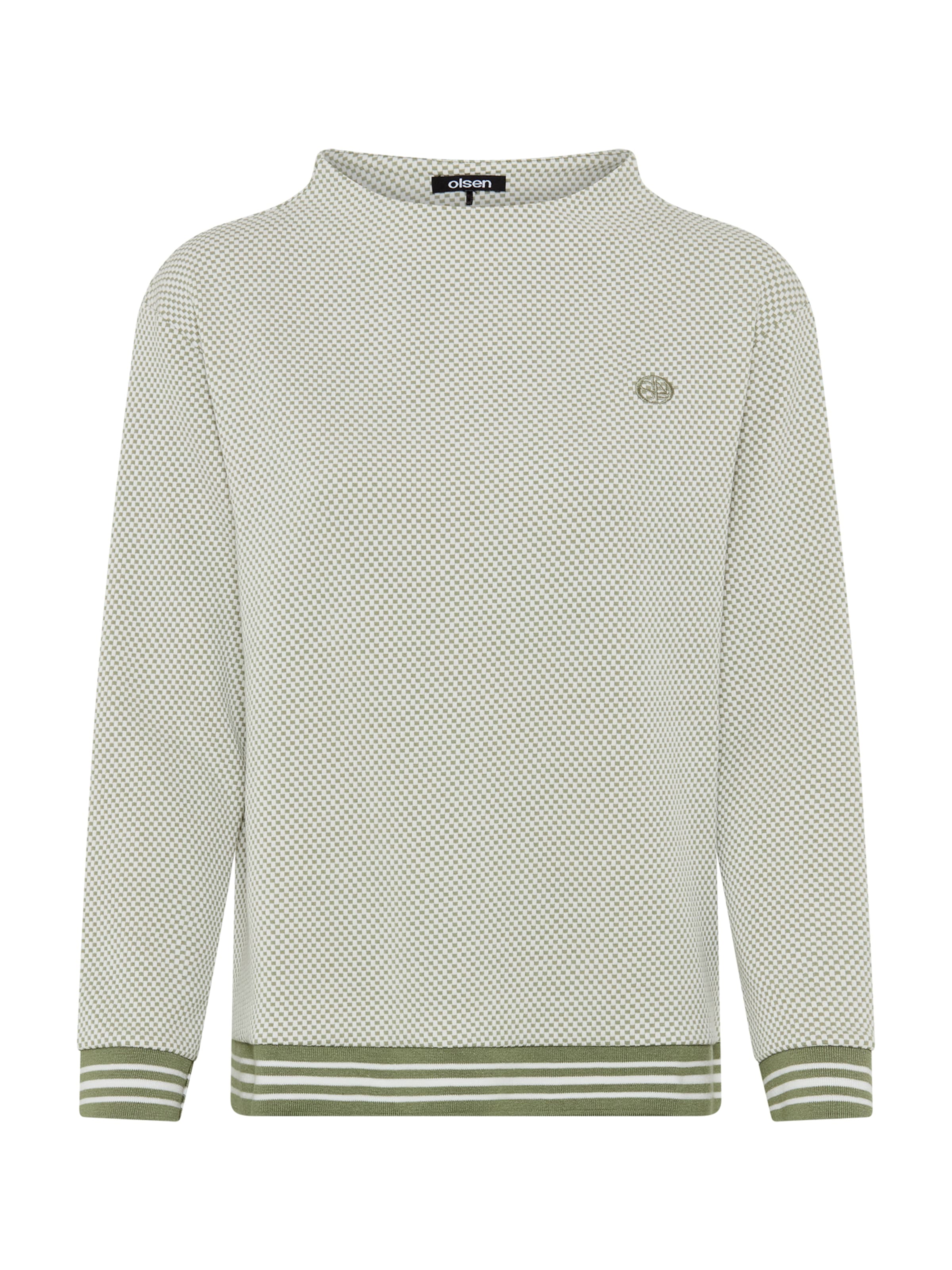 Olsen Sweatshirt 'Cora' in Grün: Vorderseite