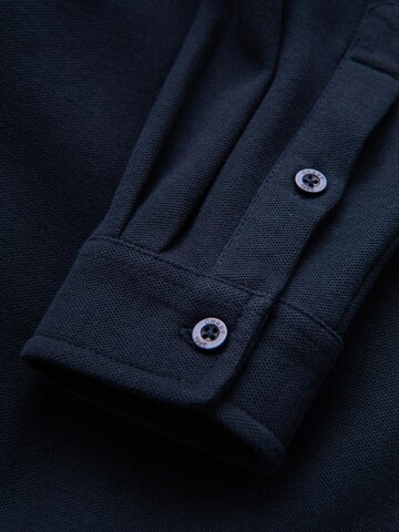 Ombre Slim fit Button Up Shirt in Blue