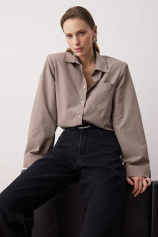 Trendyol Bluse i brun: forside