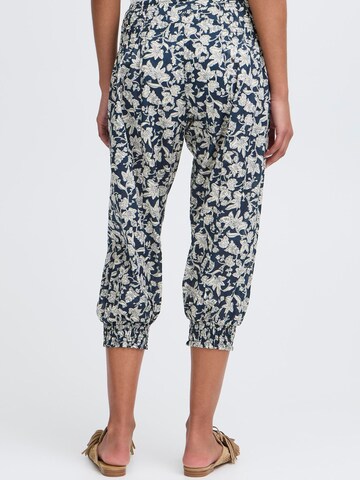 PULZ Jeans - Tapered Pantalón bombacho ' PZJill ' en azul