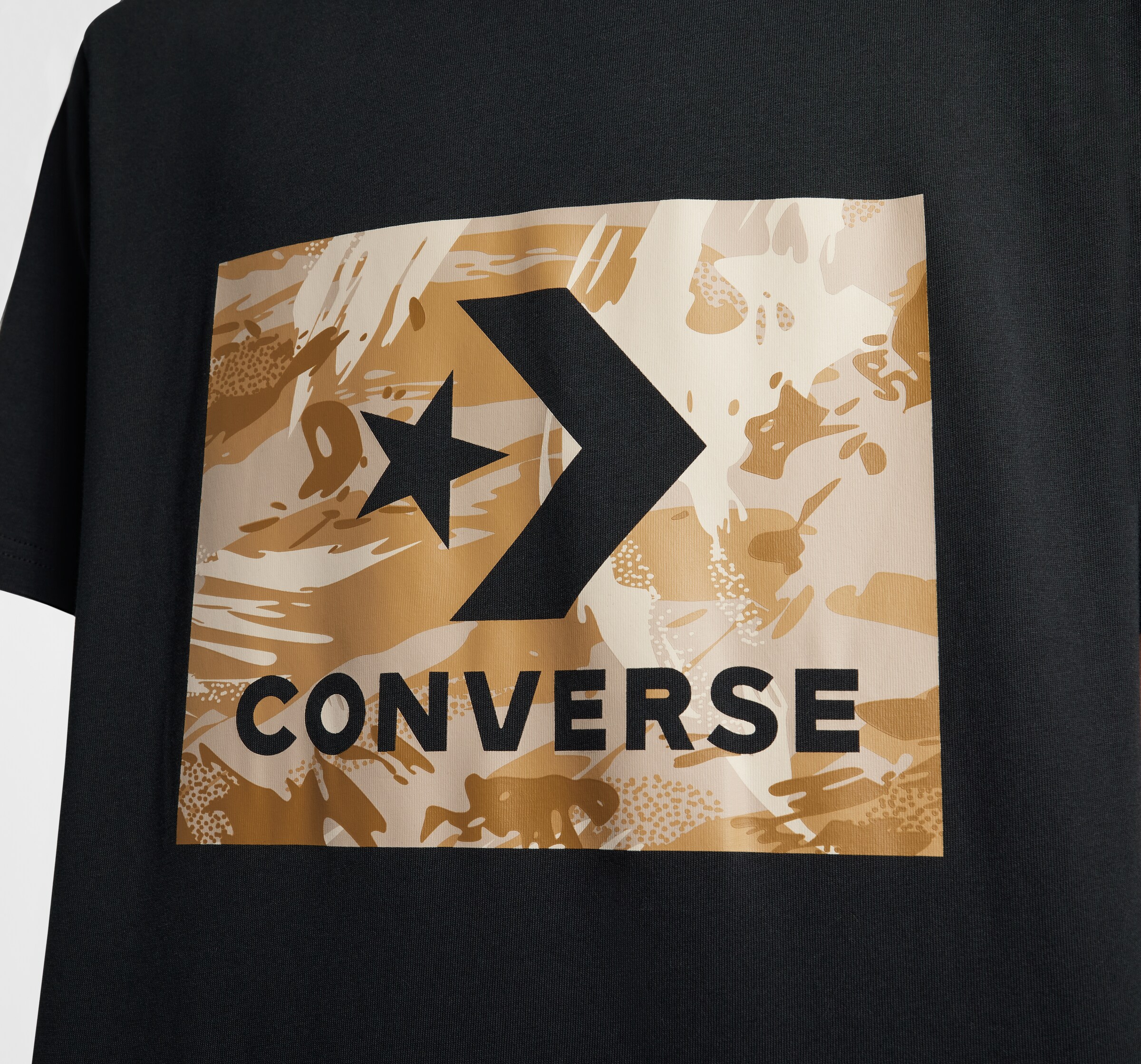 CONVERSE Shirt in Schwarz