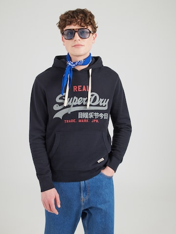 Superdry & CoSweater majica 'ECLIPSE' - plava boja: prednji dio