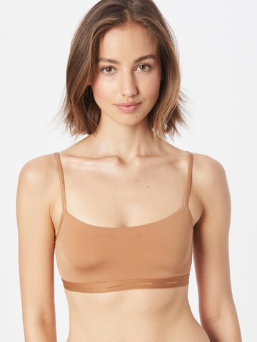 Calvin Klein Underwear - Soutien Bustier Soutien em laranja: frente