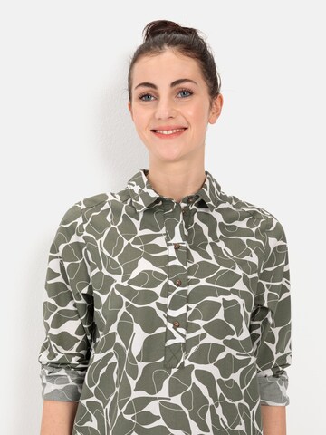 CAMEL ACTIVE Schlupfkleid mit langen Ärmeln in Grün