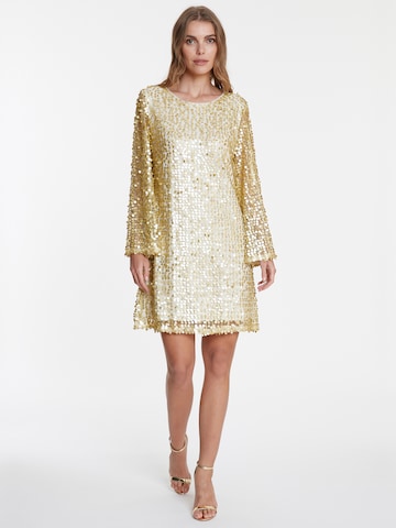 Ana Alcazar Avondjurk 'Wadana' in Goud