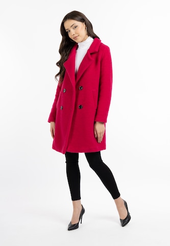 Manteau mi-saison faina en rose