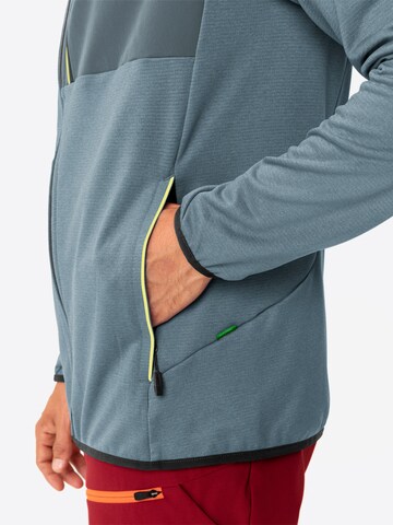VAUDE Athletic fleece jacket 'Tekoa' in Blue