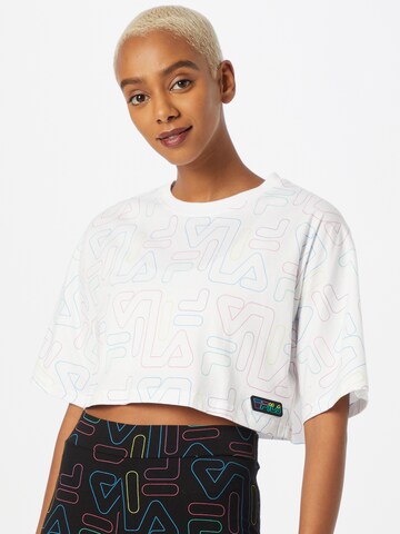 FILA Performance Shirt 'SUSAN' in White: front