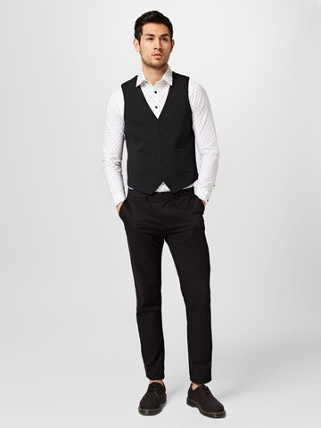 Regular fit Vestă de costum de la Lindbergh pe negru