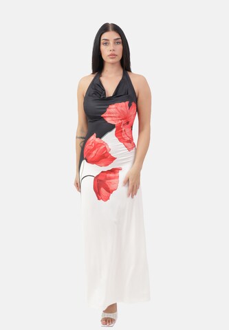 Robe Elara en rouge : devant