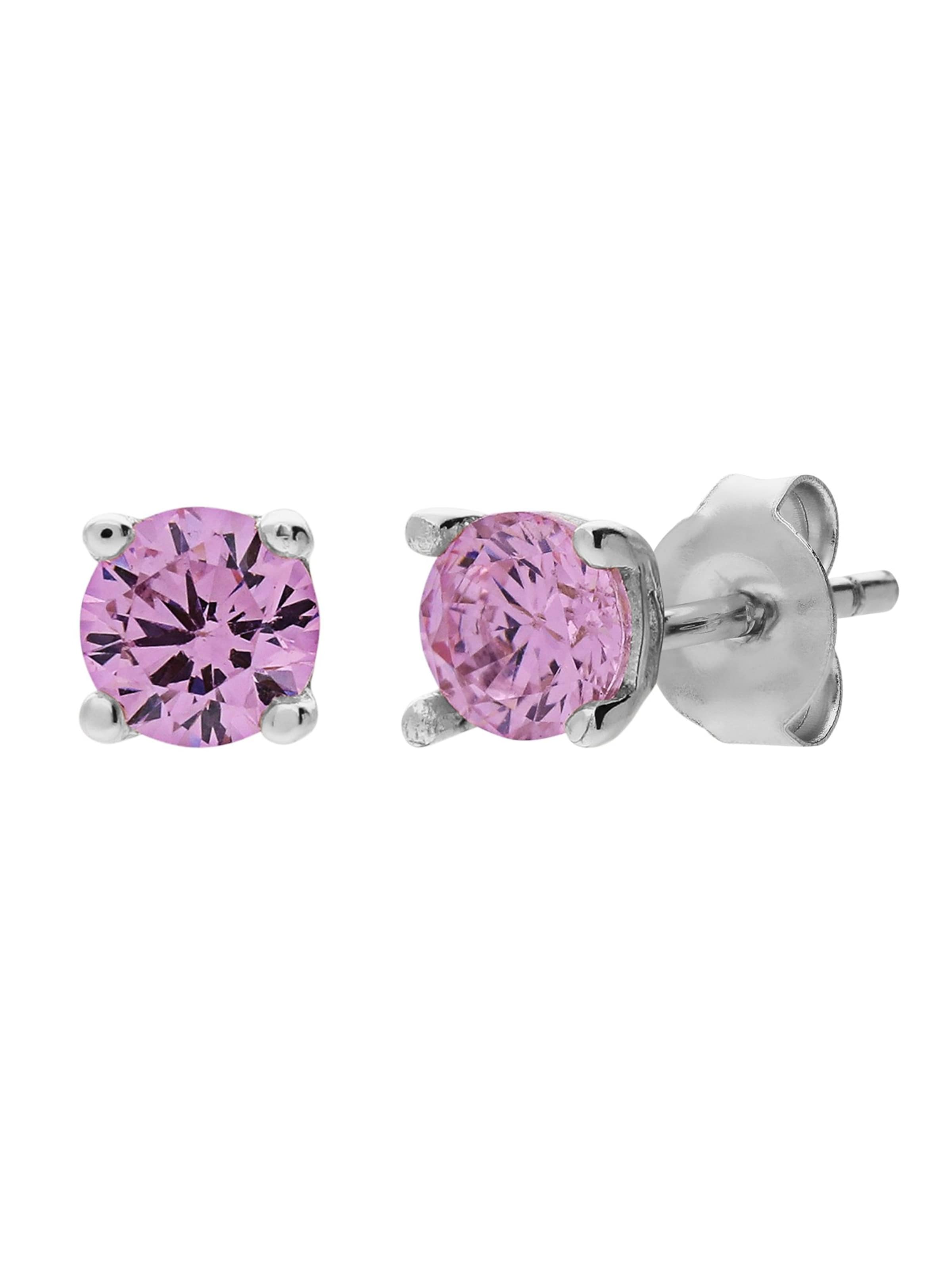 Boucles d'oreilles Lucardi en argent : devant
