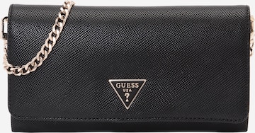 Pochette 'NOELLE II XBODY FLAP ORGANIZER' GUESS en noir : devant