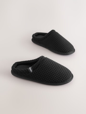 Next Slipper in Black