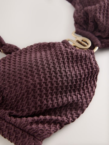 B by Ted Baker Bandeau Bikinitop in Braun