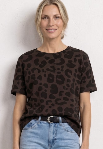 STREET ONE Shirt in Brown: front