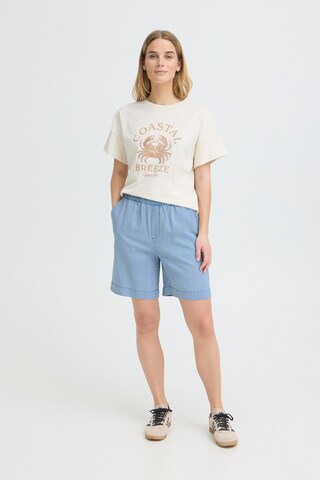 Pulz Regular Broek in Blauw