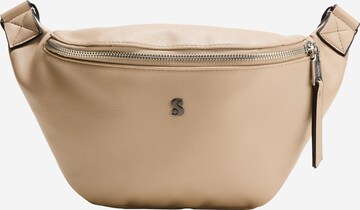 Borsa a tracolla di s.Oliver in beige: frontale