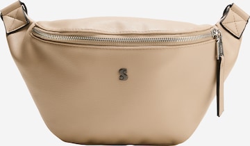 s.Oliver Skulderveske i beige: forside