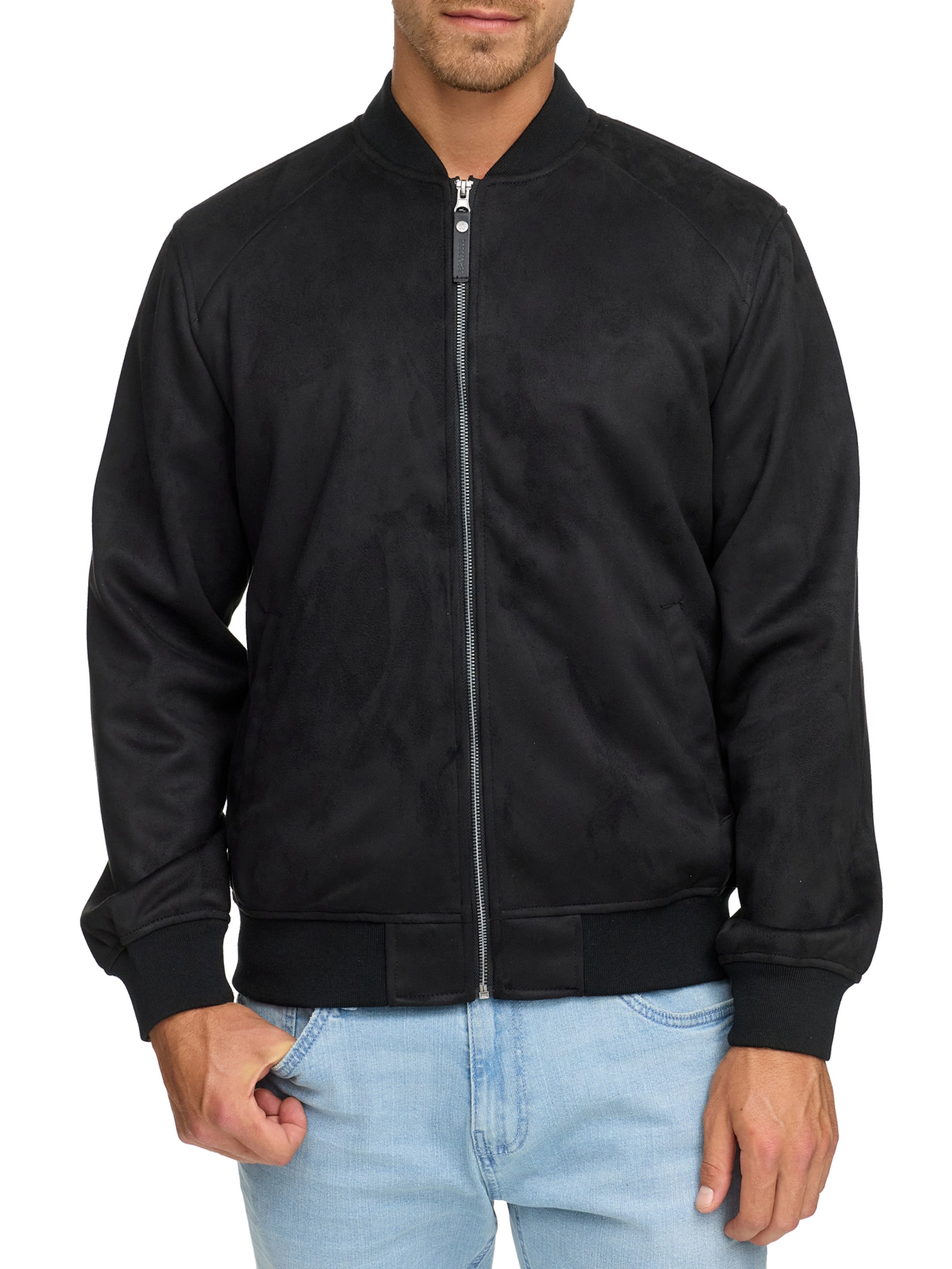 INDICODE JEANS Jacke in Schwarz: Vorderseite
