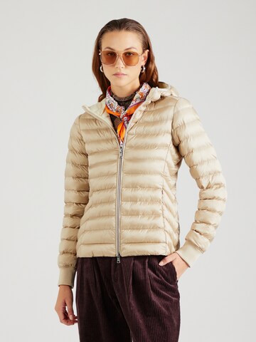 No. 1 Como Tussenjas in Beige: voorkant