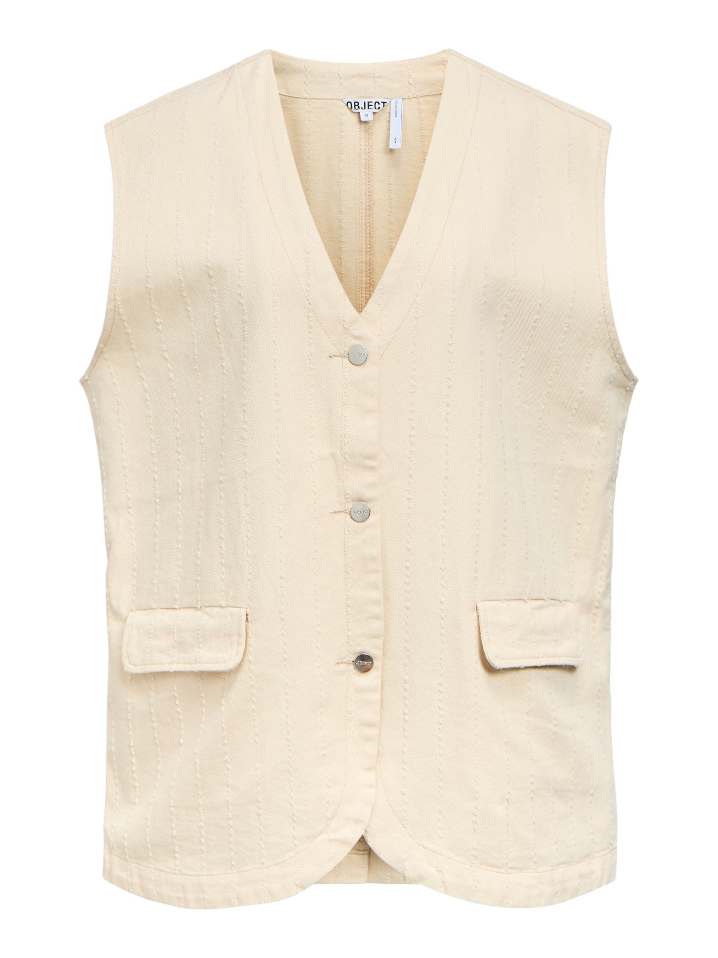 OBJECT Vest i beige: forside