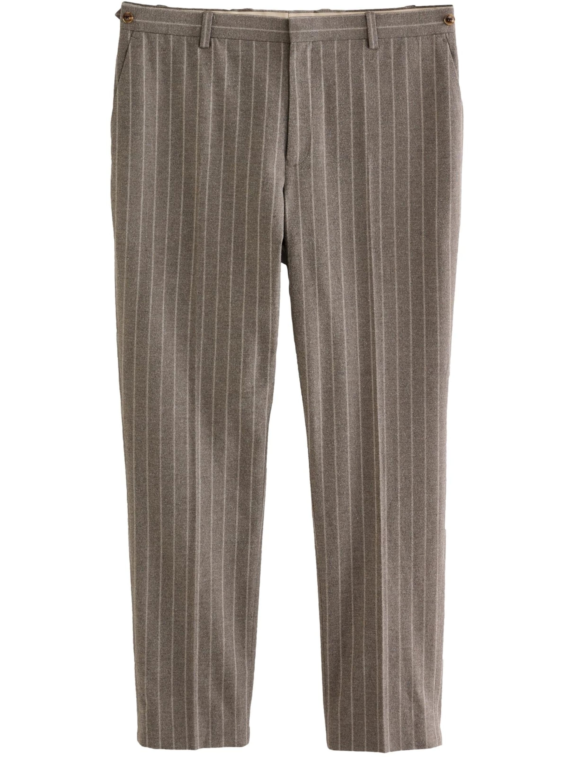 Next Slimfit Hose in Beige: Vorderseite