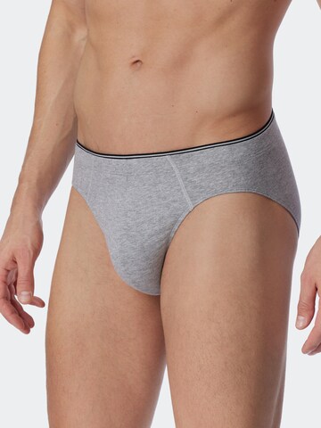 Slip uncover by SCHIESSER en gris : devant