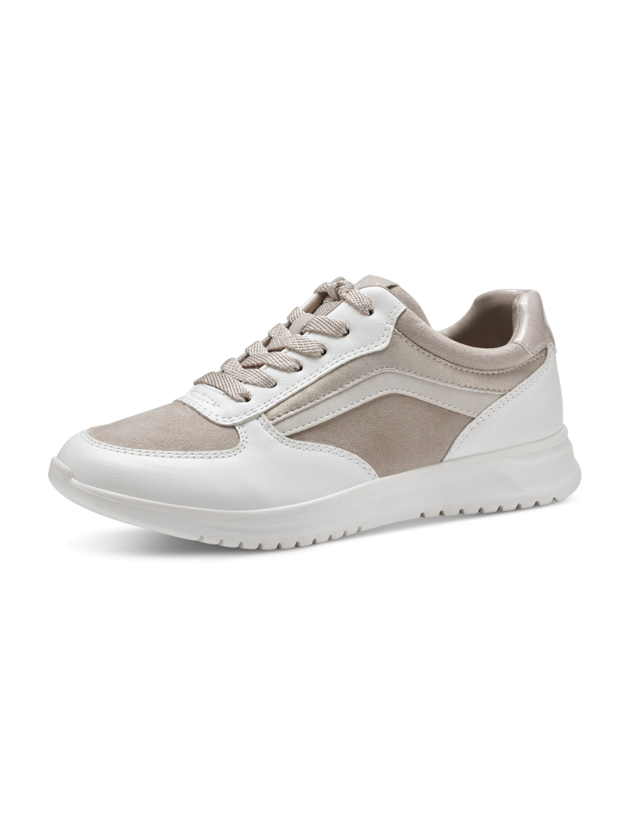 Tamaris Platform trainers in Beige: front