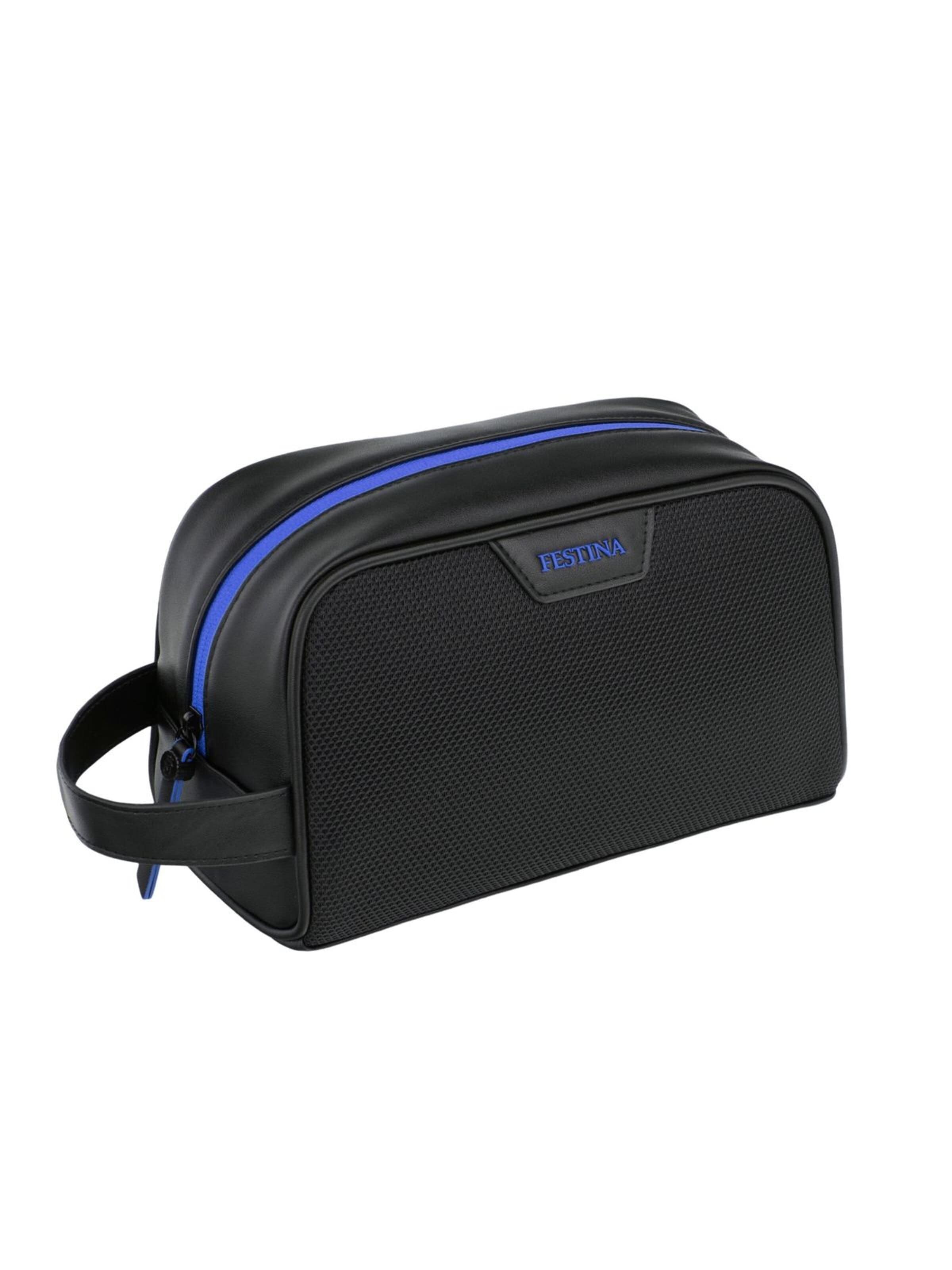 FESTINA Toilettas 'Toiletry Bag Black Edition' in Blauw