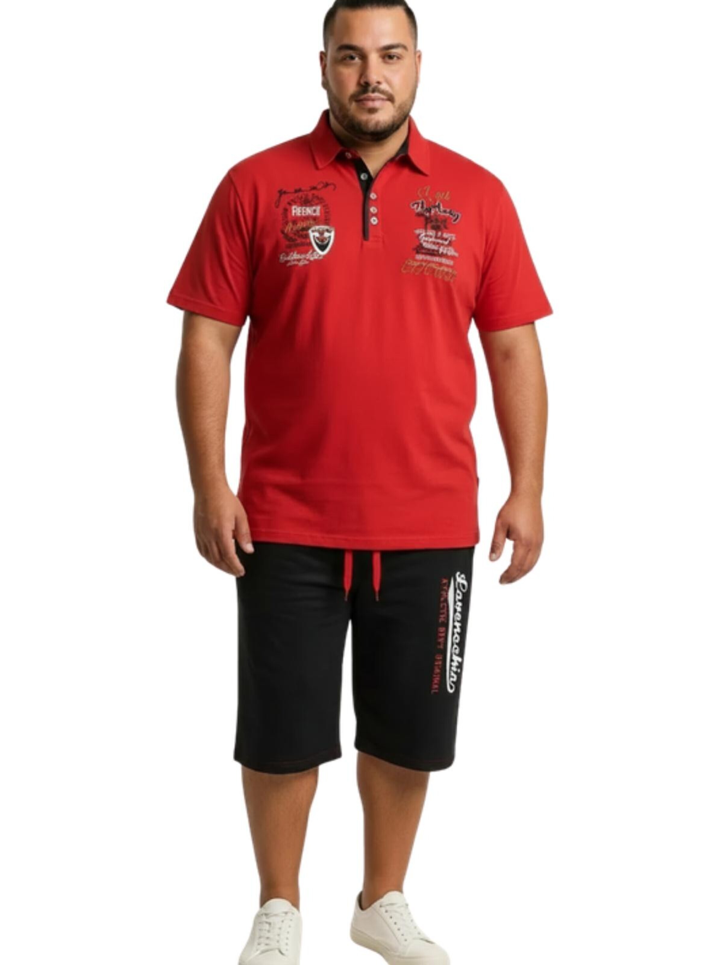 Lavecchia Loosefit Sportbyxa 'LV-2017' i svart: framsida