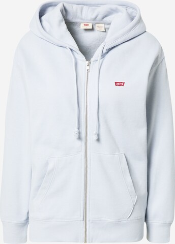 LEVI'S ® Zip-Up Hoodie 'Standard Zip Hoodie' in Blue: front